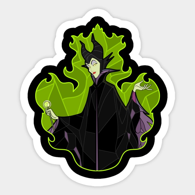 Mistress of Evil Sticker by Ginny Heart Lab